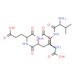 ChemSpider 2D Image | val-glu-asn-glu | C19H31N5O10