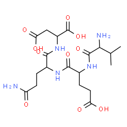 ChemSpider 2D Image | val-glu-gln-asp | C19H31N5O10