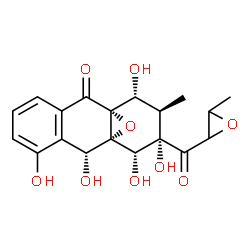 ChemSpider 2D Image | Cervicarcin | C19H20O9
