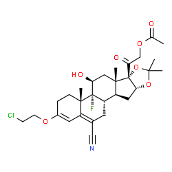 ChemSpider 2D Image | Cicortonide | C29H37ClFNO7