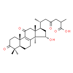 ChemSpider 2D Image | Ganolucidic acid A | C30H44O6