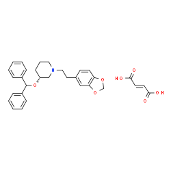 ChemSpider 2D Image | Zamifenacin fumarate | C31H33NO7