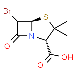 ChemSpider 2D Image | 6-bromopenicillanic acid | C8H10BrNO3S