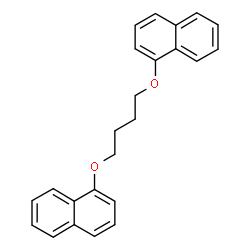 ChemSpider 2D Image | 1,1'-[1,4-Butanediylbis(oxy)]dinaphthalene | C24H22O2