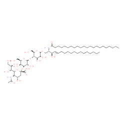 ChemSpider 2D Image | Ganglioside GM3 (d18:1/22:0) | C63H116N2O21
