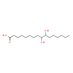 ChemSpider 2D Image | 9,10-Dihydroxyhexadecanoic acid | C16H32O4