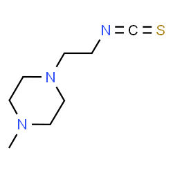 ChemSpider 2D Image | 1-(2-Isothiocyanatoethyl)-4-methylpiperazine | C8H15N3S