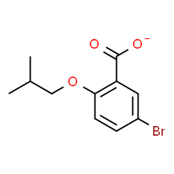 ChemSpider 2D Image | 5-Bromo-2-isobutoxybenzoate | C11H12BrO3