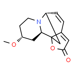 ChemSpider 2D Image | (2R,4R,8S)-4-Methoxy-14-oxa-7-azatetracyclo[6.6.1.0~1,11~.0~2,7~]pentadeca-9,11-dien-13-one | C14H17NO3