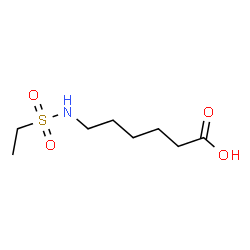ChemSpider 2D Image | 6-[(Ethylsulfonyl)amino]hexanoic acid | C8H17NO4S