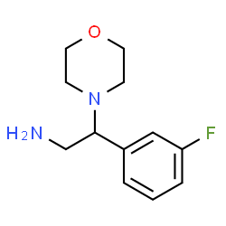 ChemSpider 2D Image | Î²-(3-Fluorophenyl)-4-morpholineethanamine | C12H17FN2O