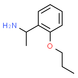 ChemSpider 2D Image | 1-(2-Propoxyphenyl)ethanamine | C11H17NO