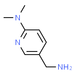 ChemSpider 2D Image | 5-(Aminomethyl)-N,N-dimethyl-2-pyridinamine | C8H13N3