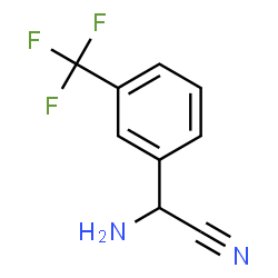 ChemSpider 2D Image | Amino[3-(trifluoromethyl)phenyl]acetonitrile | C9H7F3N2