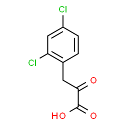 ChemSpider 2D Image | 3-(2,4-Dichlorophenyl)-2-oxopropanoic acid | C9H6Cl2O3
