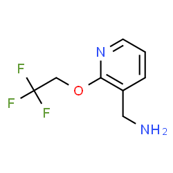 ChemSpider 2D Image | 2-(2,2,2-Trifluoroethoxy)-3-pyridinemethanamine | C8H9F3N2O