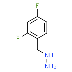 ChemSpider 2D Image | (2,4-Difluorobenzyl)hydrazine | C7H8F2N2