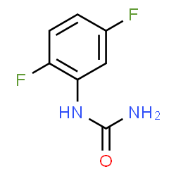 ChemSpider 2D Image | (2,5-difluorophenyl)urea | C7H6F2N2O