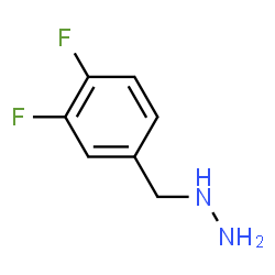 ChemSpider 2D Image | (3,4-Difluorobenzyl)hydrazine | C7H8F2N2