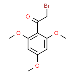 ChemSpider 2D Image | 2-Bromo-1-(2,4,6-trimethoxyphenyl)ethanone | C11H13BrO4