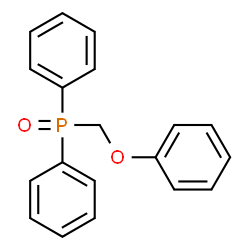 ChemSpider 2D Image | (Phenoxymethyl)(diphenyl)phosphine oxide | C19H17O2P
