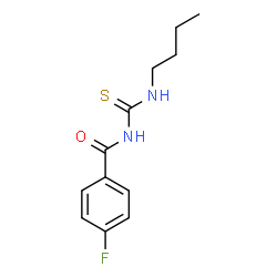 ChemSpider 2D Image | N-(Butylcarbamothioyl)-4-fluorobenzamide | C12H15FN2OS