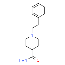 ChemSpider 2D Image | 1-(2-Phenylethyl)-4-piperidinecarboxamide | C14H20N2O