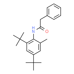 ChemSpider 2D Image | N-(2,4-di-tert-butyl-6-methylphenyl)-2-phenylacetamide | C23H31NO