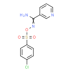 ChemSpider 2D Image | pyridin-3-ylmethanimidamido 4-chlorobenzenesulfonate | C12H10ClN3O3S