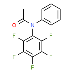 ChemSpider 2D Image | N-(Pentafluorophenyl)-N-phenylacetamide | C14H8F5NO