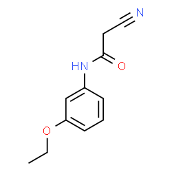 ChemSpider 2D Image | 2-Cyano-N-(3-ethoxyphenyl)acetamide | C11H12N2O2