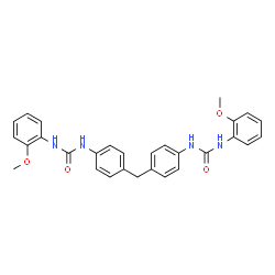 ChemSpider 2D Image | 1,1'-(Methylenedi-4,1-phenylene)bis[3-(2-methoxyphenyl)urea] | C29H28N4O4