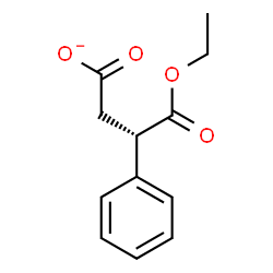 ChemSpider 2D Image | (3S)-4-Ethoxy-4-oxo-3-phenylbutanoate | C12H13O4