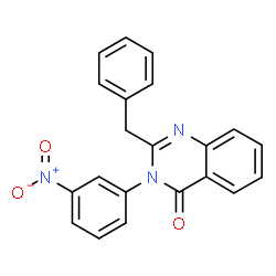 ChemSpider 2D Image | 2-Benzyl-3-(3-nitrophenyl)-4(3H)-quinazolinone | C21H15N3O3