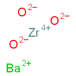 ChemSpider 2D Image | barium(2+);oxygen(2-);zirconium(4+) | BaO3Zr
