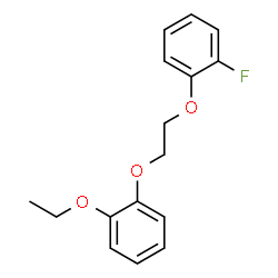 ChemSpider 2D Image | 1-Ethoxy-2-[2-(2-fluorophenoxy)ethoxy]benzene | C16H17FO3