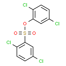 ChemSpider 2D Image | 2,5-Dichlorophenyl 2,5-dichlorobenzenesulfonate | C12H6Cl4O3S