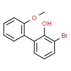 ChemSpider 2D Image | 3-Bromo-2'-methoxy-2-biphenylol | C13H11BrO2