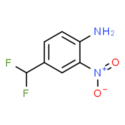 ChemSpider 2D Image | 4-(Difluoromethyl)-2-nitroaniline | C7H6F2N2O2