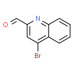 ChemSpider 2D Image | 4-Bromo-2-quinolinecarbaldehyde | C10H6BrNO