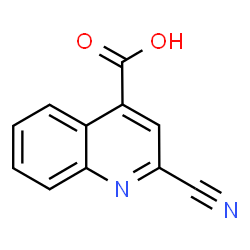 ChemSpider 2D Image | 2-Cyano-4-quinolinecarboxylic acid | C11H6N2O2