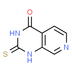 ChemSpider 2D Image | 2-Thioxo-2,3-dihydropyrido[3,4-d]pyrimidin-4(1H)-one | C7H5N3OS