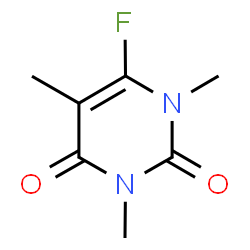 ChemSpider 2D Image | 1,3-Dimethyl-6-fluorothymine | C7H9FN2O2