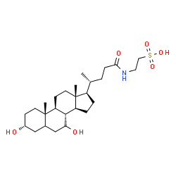 ChemSpider 2D Image | Tauroursodeoxycholic acid | C26H45NO6S