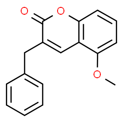 ChemSpider 2D Image | 3-Benzyl-5-methoxy-2H-chromen-2-one | C17H14O3