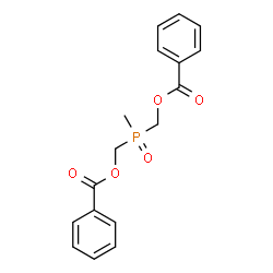 ChemSpider 2D Image | (Methylphosphoryl)bis(methylene) dibenzoate | C17H17O5P