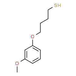 ChemSpider 2D Image | 4-(3-Methoxyphenoxy)-1-butanethiol | C11H16O2S