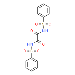 ChemSpider 2D Image | N,N'-Bis(phenylsulfonyl)ethanediamide | C14H12N2O6S2