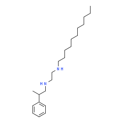 ChemSpider 2D Image | N-(2-Phenylpropyl)-N'-undecyl-1,2-ethanediamine | C22H40N2