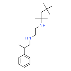 ChemSpider 2D Image | N-(2-Phenylpropyl)-N'-(2,4,4-trimethyl-2-pentanyl)-1,2-ethanediamine | C19H34N2